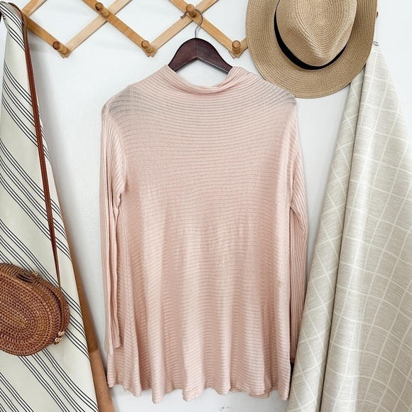 Free People Lovers Rib Split Back Pullover Top - Picture 2 of 6